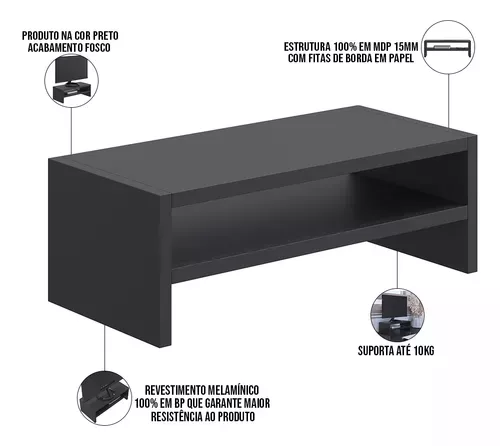 Segunda imagem para pesquisa de suporte elevar monitor