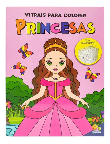 Vitrais Para Colorir - Princesas: Vitrais Para Colorir - Princesas, De Books,tulip. Editora Todolivro, Capa Mole, Edição 1 Em Português, 2023