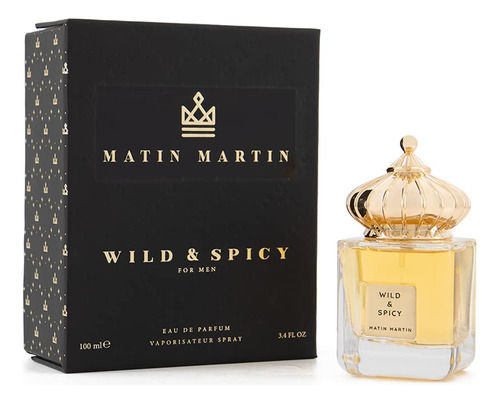 Matin Martin Wild & Spicy Eau De Parfum Para Hombres, Perfum