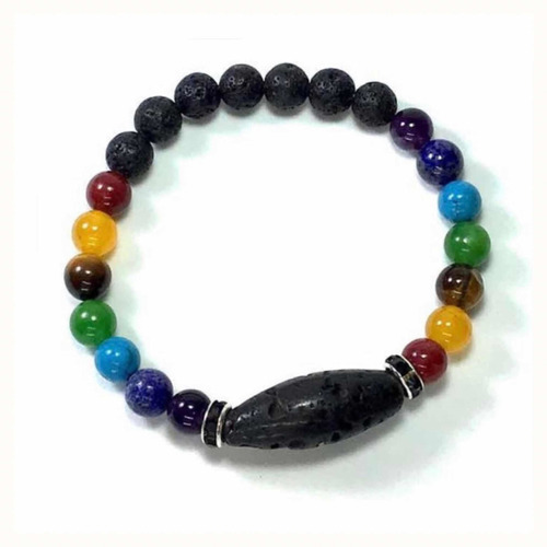 Pulsera 7 Chakras De Piedras Naturales. Hombre