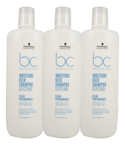 Schwarzkopf Moisture Kick Kit 3 Shampoo 1l