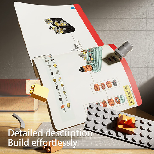 Cámara Retro 1027ladrillos Para Construir, No Ladrillos Lego