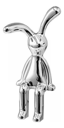 6 Figuras De Escultura De Conejo 4,4 Cm X 3 Cm X 8,7 Cm