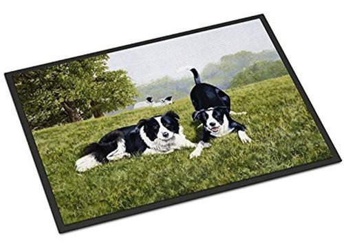 Tesoros De La Caroline Frf0014mat Jugar S Border Collie Para