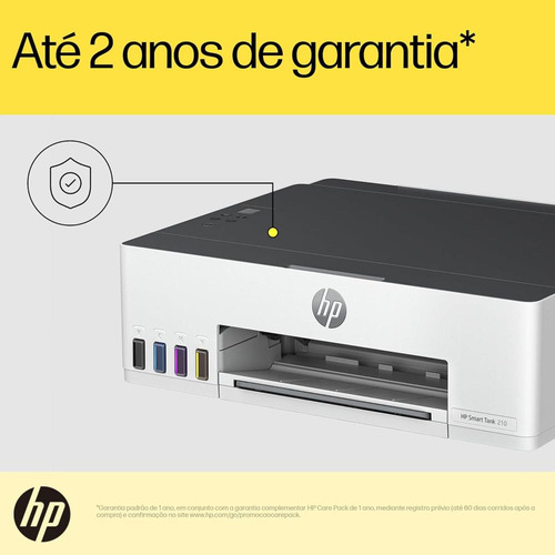 Impressora Hp Smart Tank 210 Branca Jato De Tinta Wi-fi Branco