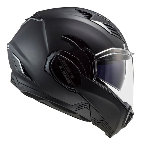 Imagen 5 de 9 de Casco Abatible Para Moto Ls2 Ff900 Valiant Ii Negro Mate