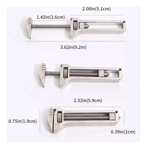 Multiherramienta Compacta De Titanio Mini Portátil 2pcs