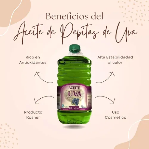 Aceite De Pepita De Uva X 10 Litros (2 X 5 Litros)