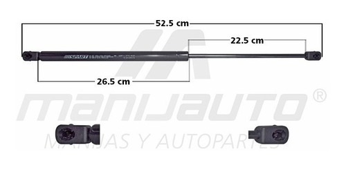 Amortiguador 5ta Puerta Ford Ecosport 2004 - 2007 Mnj