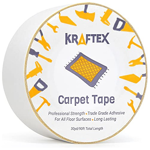 Double Sided Carpet Tape Heavy Duty For Area Rugs, Tile...