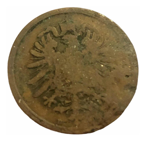3 Monedas Del Imperio Alemán Años 1876 - 1916 Una De Cobre (Usado)