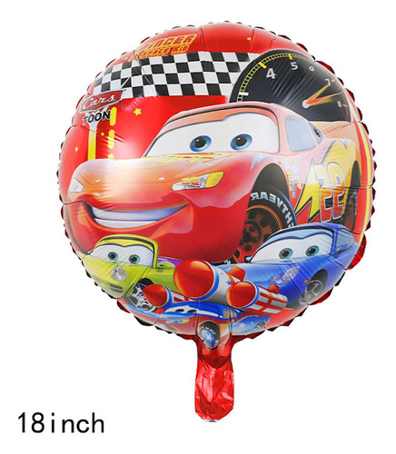 Kit De Globos Para Decoración De Fiestas Rayo Mcqueen Color Lightning Mcqueen Balloon Set Lightning Mcqueen Balloon Set