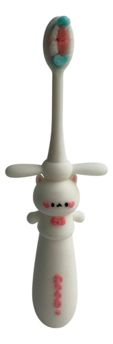 Cepillo Dental Animado Animalitos Infantil Cartoon Toyz Blanco