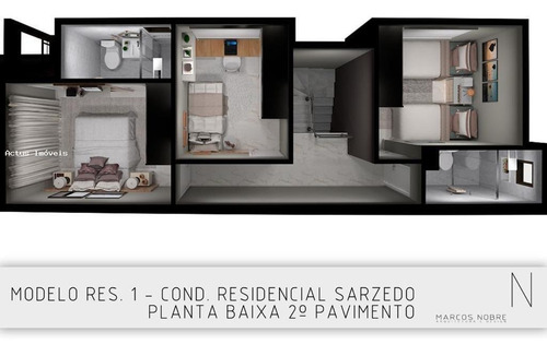 Imagem 4 de 15 de Casa Para Venda Em Sarzedo, Masterville, 3 Dormitórios, 1 Suíte, 1 Banheiro, 2 Vagas - 295_1-2317585