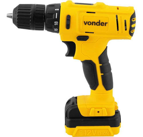 Parafusadeira E Furadeira Bateria 12v Bivolt Pfv120 Vonder