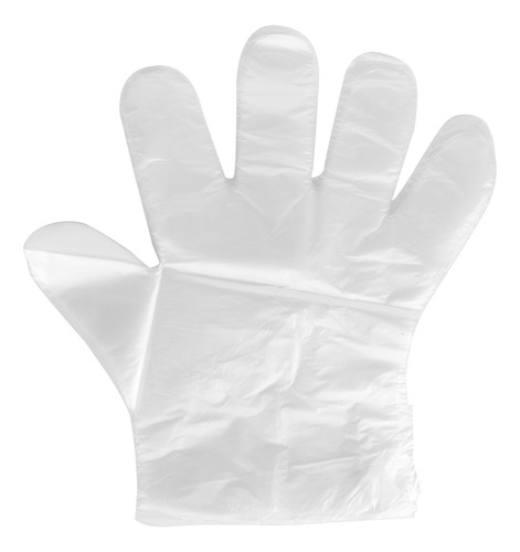 Guantes De Plástico Pe Espesado, Transparentes, Desechables,