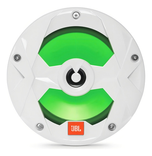 Alto-falantes marinhos de 6,5 polegadas Jbl MS65lw 75 Watts Rms White Rgb Light