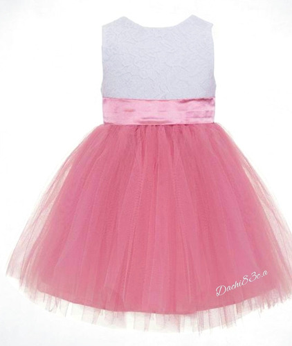 Imagen 2 de 7 de Vestidos De Niñas 0-12 Meses Y Tallas 2 4 6 8