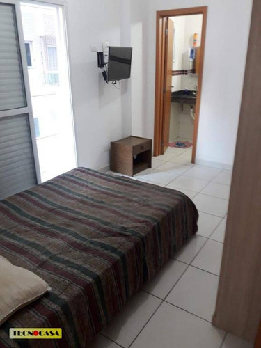 Excelente Apartamento Com 02 Dormitórios Para Venda Com 92 M² No Bairro Vila Tupi Em Praia Grande/sp. - Ap6473