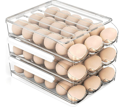 Soporte Para Huevos Para Refrigerador, Contenedor De Huevos 