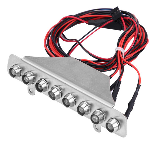 Luz Trasera Para Coche Rc, Barra De 8 Led, Blanca Y Roja, Pi