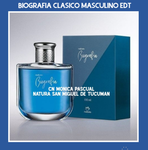 Biografia Clasico Natura Masc Edt 100ml Cn Monica Pascual