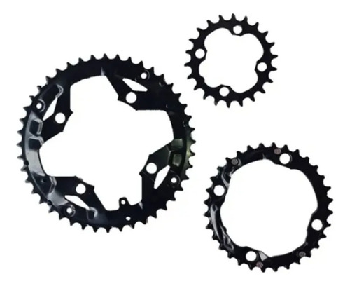 Kit Coroas 22/32/42 Dentes Index 9v Serve Shimano Sram 27v