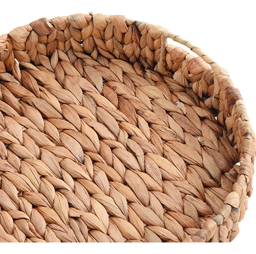 Cesta De Mimbre , Bandeja Tejida De Hierba, Bandejas Grande