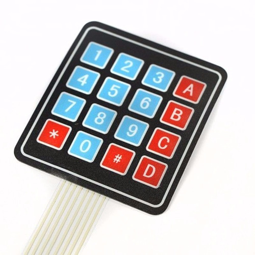 Teclado Membrana Matricial 4x4 Keypad Arduino Autoadhesivo