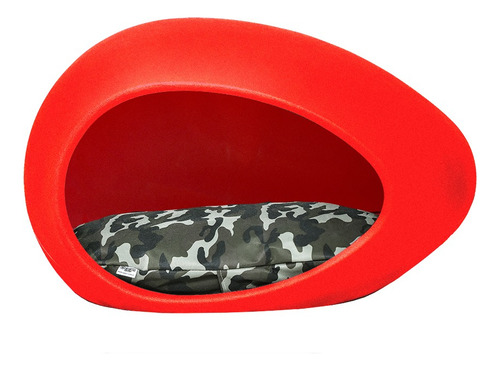 Cuchas Perros Casa - Eggys Para Perros Medianos! Puro Diseño Color Rojo