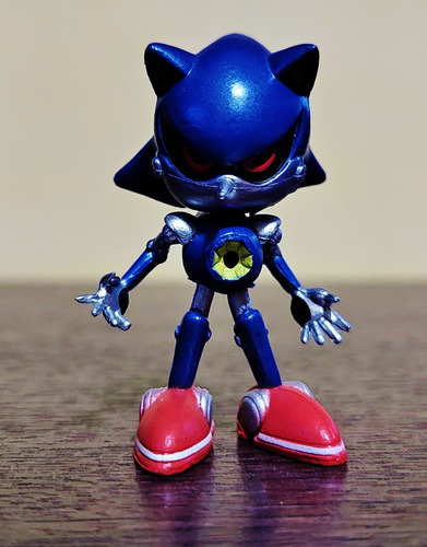 Muñeco Miniatura Metal Sonic De Sonic Cd Sega (Usado)