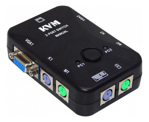 Kvm 2-ps2-vga Requiere-cables No-req-fuente-poder