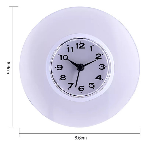 Nuevo Reloj De Pared Con Ventosa Con Espejo De Cocina Para B