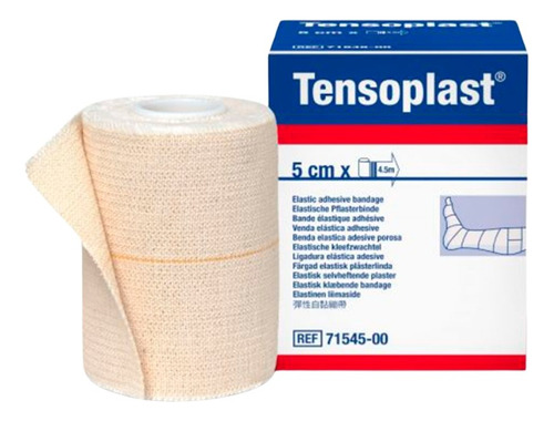 Venda Tensoplast Bsn Medical 5 Cm X 4.5 Mts Color Blanco
