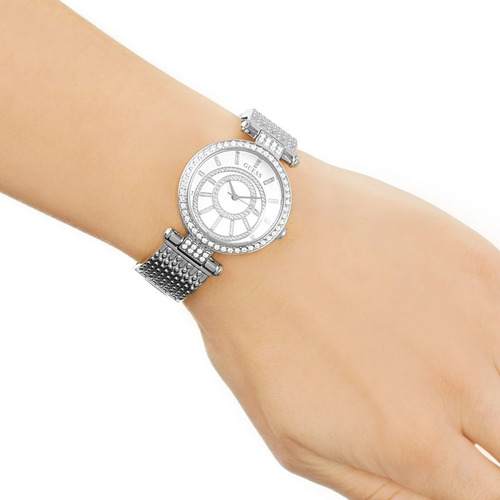 Relógio Guess Feminino Analógico Prata 92666l0gdna1 W1008l1