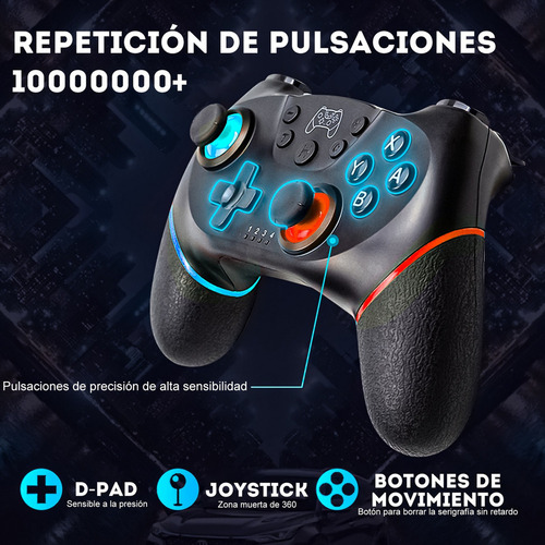 Hui Newnewcontrol Inalámbrico Gamepad Para Nintendo Switch