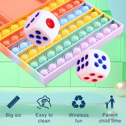 6pcs Popet Fidget Toys Anti Stress Set Rainbow Chess Board