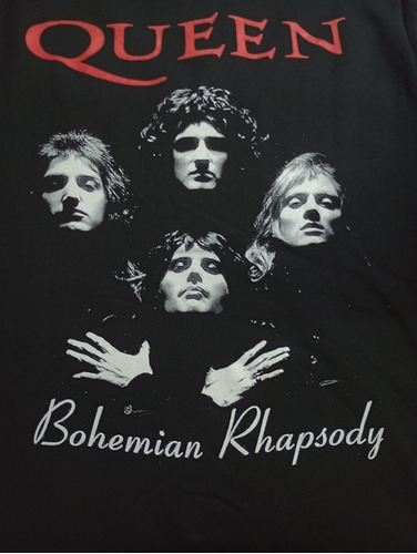 Buzo-capucha-negro-queen-bohemian Rhapsody