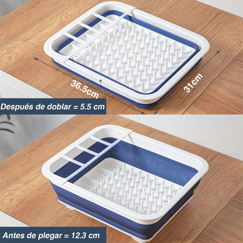 Imagen 3 de 8 de Escurridor De Trastes, Escurridores De Platos Organizador