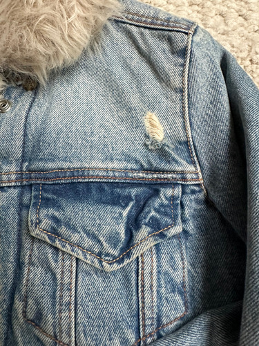 Campera De Jean Mujer Abercrombie & Fitch (Usado)