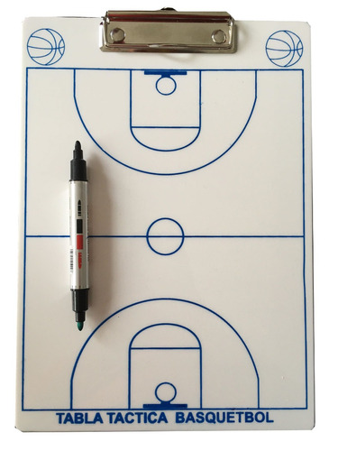 Tabla Tactica Deportiva Basquetbol Mas Marcador + Envio Grat