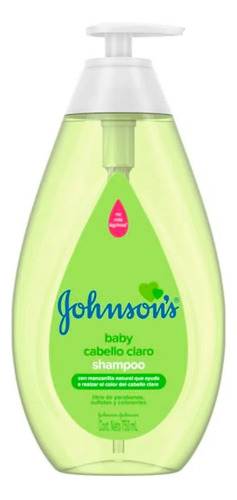 Shampoo Johnson's Baby Manzanilla Cabello Claro 750 Ml