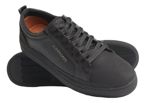 Tenis Superdry Black Truman Lace Up Trainers