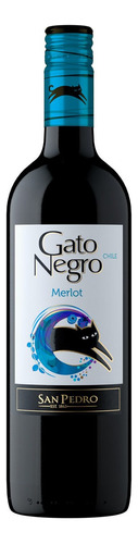 Vino Tinto Chileno Gato Negro Merlot 750ml