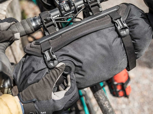 Bolsa para manillar de bicicleta Topeak Frontloader, 8 litros, color negro