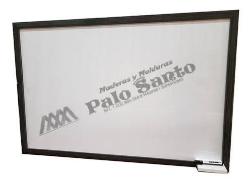 Tablero Acrilico Liso 80x60cm Marco En Ma - kg a $5