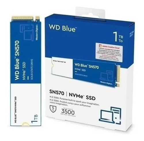 Disco Solido Ssd Nvme Western Digital Sn570 1 Tb 