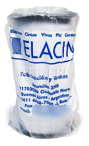 Imagen 2 de 4 de Elástico Elacin De 5mm Para Barbijos X 350 Metros Blanco