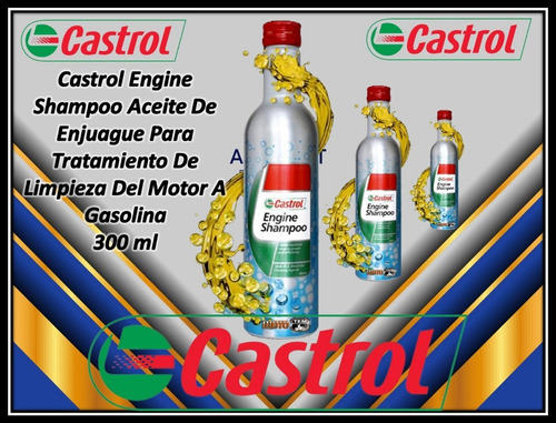 Castrol Engine Shampoo Aceite De Enjuague Tratamiento Motor 