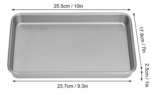 Bandeja Para Hornear Rectangular, Duradera, Resistente A Alt